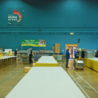 DSC_2324 Stallholders staring to appear