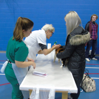 3 Duty Vet Mrs Moreland at Vetting-in